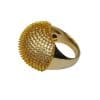 Finger Ring (F4431) Rhodium Plated with Cubic zircon Stone, Color Gold