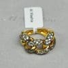 Finger Ring Rhodium Plated with Cubic zircon Stone (F55135)