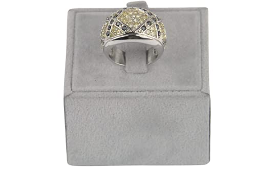 Finger Ring Rhodium Plated with Cubic zircon Stone (F5734)