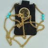 Lebanon Bag with Gold Plated Name (AMAL) with Cubic zircon/Mini Sling bag/Mobile Holder (BGM13) Black