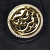 Lebanon Bag with Gold Plated Name (MARYAM) with Cubic zircon/Mini Sling bag/Mobile Holder (BGM13) Black