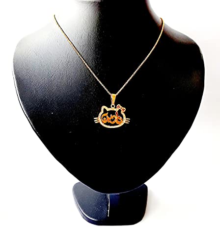 Lebanon Design Necklace (N2933) Gold Plated with Cubic Zircon with Name (NADINE)