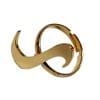 Lebanon Design Ring with Gold Plated Letter (R) (F3574)
