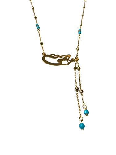 Lebanon Design necklace (N2605) Gold Plated Metal with Arabic Name (SUHA)