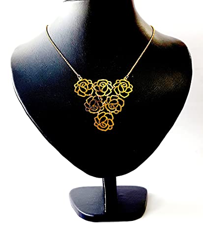 Lebanon Design necklace/Gold Plated Metal (N3122)