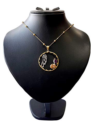 Lebanon Design necklace/Gold Plated Metal with Cubic Zircon Stone (N2901)