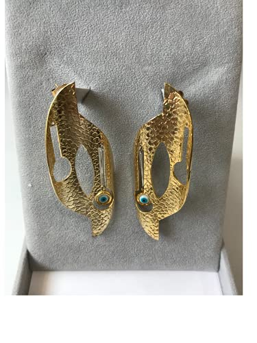 Lebanon made Earrings with Gold plated (EAY014)