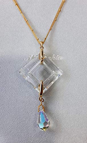 Necklace Set/Belgian Design/Rhodium Plated with Swarovski Color (ST5250) Gold