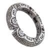 Rhodium Plated Bangle with Cubic zircon Stone (BA1924) Silver