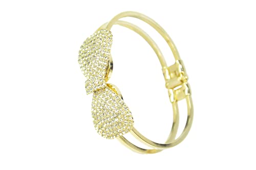 Rhodium Plated Bracelet with Cubic zircon Stone (BA2252) Gold color