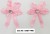 RIBBON FLOWER:20PC/PKT (130703) - BABY PINK