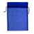 ORGANDY BAGS; 1DOZ/POLYBAG (3022) - 07-R.BLUE
