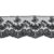 MAT TULLE LACE:13CMx10MTR (16BE1601/10MT) - Black