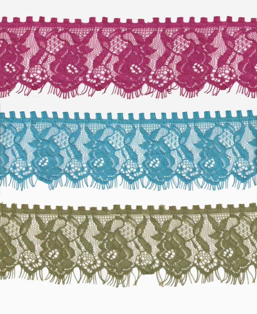 Rascal Lace RASCHEL LACE:3YD*5PC(15YD) (B1233/COL) Wholesale Supplier in UAE, Saudi ...
